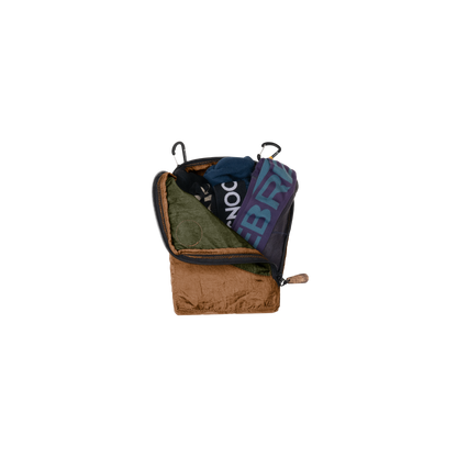 TICKET TO THE MOON TRAVEL CUBE SMALL BROWN / ARMY GREEN - Korppi Gear