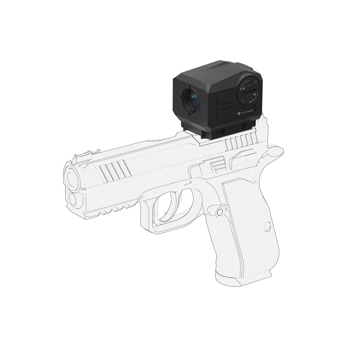 OWLSET - THERMAL GUN SIGHT HEIM ES X-NANO XPD MINI (Wi-Fi)