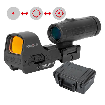 HOLOSUN HS510C + HM3X, VALOPISTE JA 3X-SUURENTAJA COMBO - Korppi Gear
