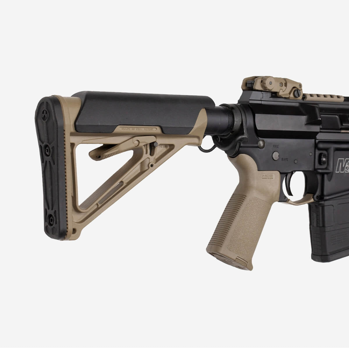 MAGPUL CTR / MOE 0,25" MUSTA POSKIPAKKA - Korppi Gear