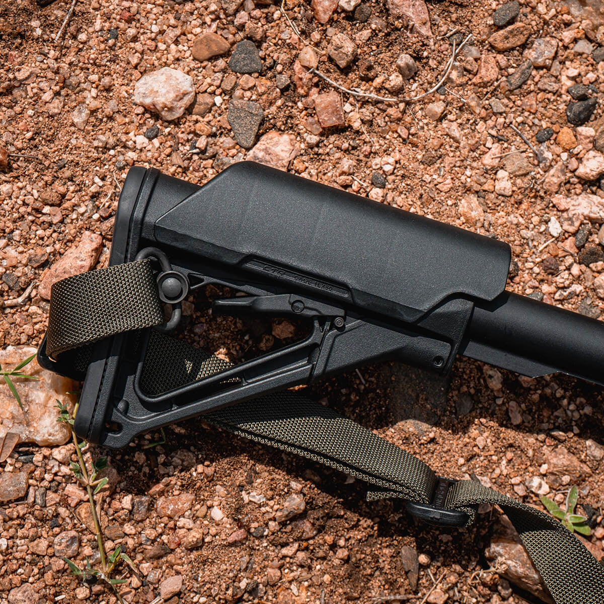 MAGPUL CTR/MOE 0.75" MUSTA POSKIPAKKA - Korppi Gear