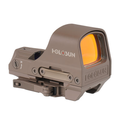 HOLOSUN HS510C MULTI RETICLE - OPEN REFLEX DOT SIGHT - SOLAR PANEL