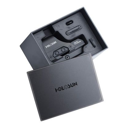 HOLOSUN HS510C MULTI RETICLE - OPEN REFLEX DOT SIGHT - SOLAR PANEL