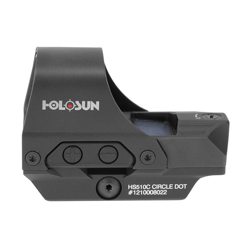 HOLOSUN HS510C MULTI RETICLE - OPEN REFLEX DOT SIGHT - SOLAR PANEL
