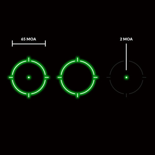 HOLOSUN HS510C MULTI RETICLE - OPEN REFLEX DOT SIGHT - SOLAR PANEL